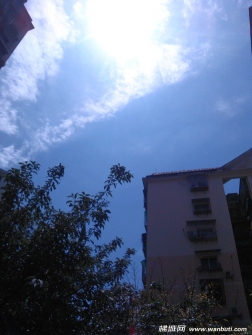 云阳那蓝蓝的天