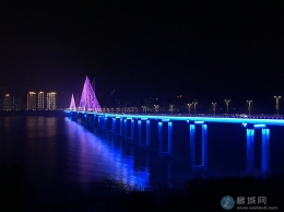 云阳长江大桥夜景！