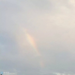 云阳今天雨后出现了彩虹！