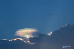 七彩祥云，网友拍！